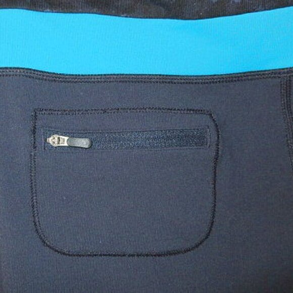 Lululemon GROOVE Crop Size 12 PANTS Luon WIDE LEG Mid Rise POCKET Cinch Cuff - Picture 10 of 12